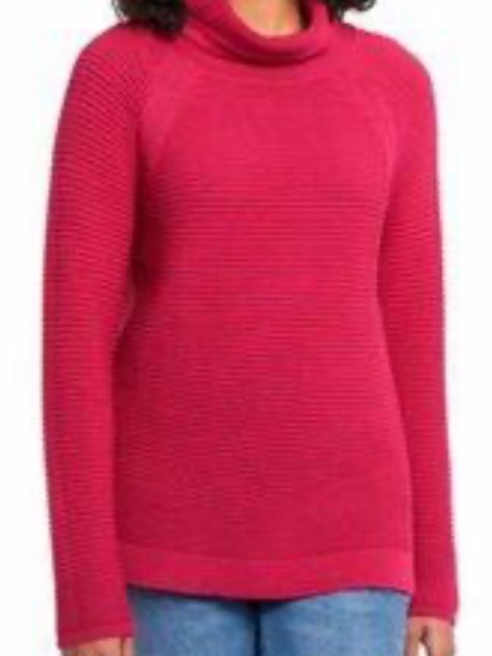 Kenneth Cole Raspberry cotton sweater